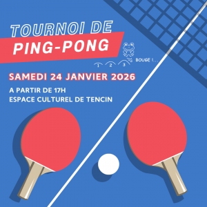 Post tournoi ping pong